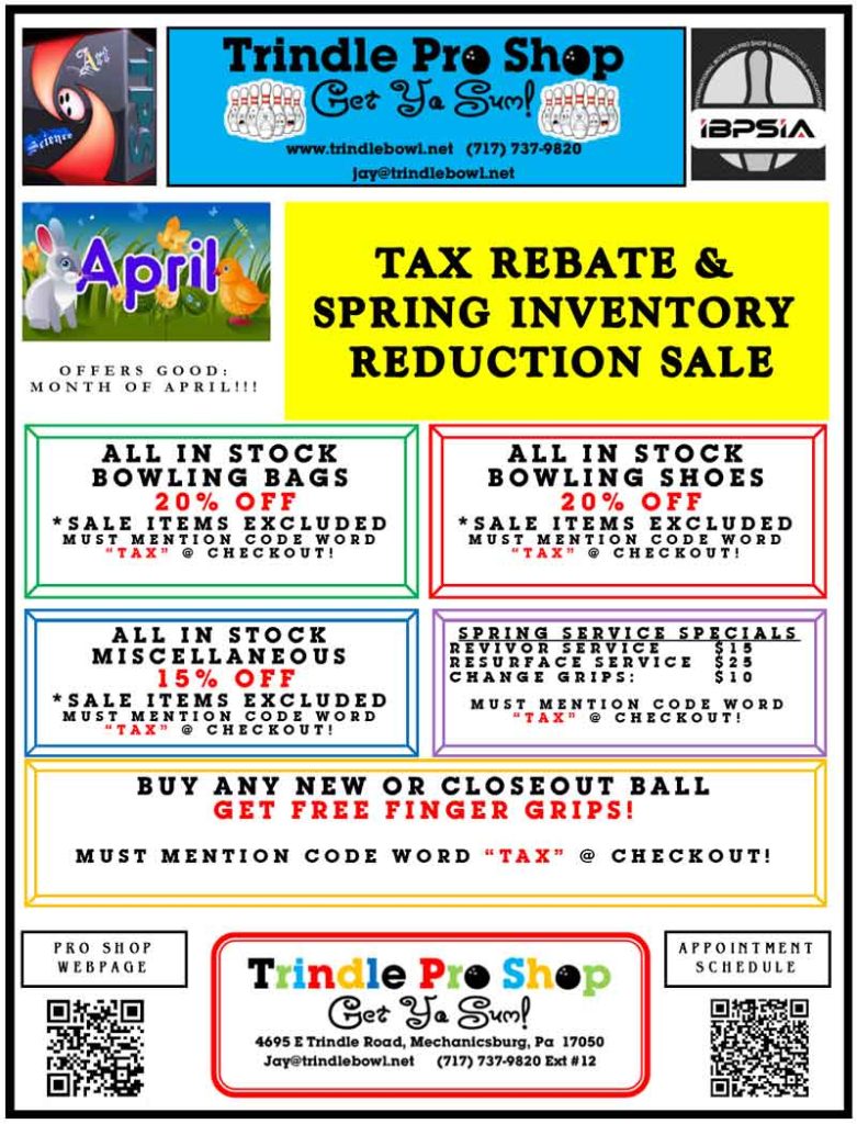april sales
